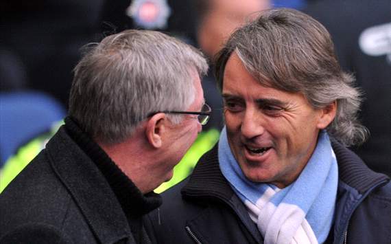 Bicarakan Jarak MU dengan City, Mancini Singgung ‘Gol Offside’