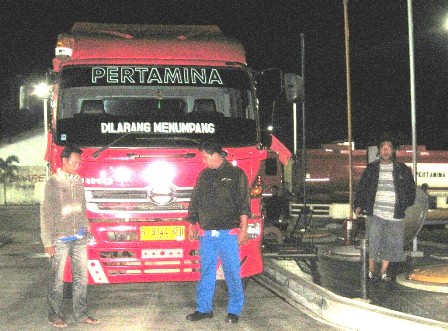 Truk Pertamina Ditangkap