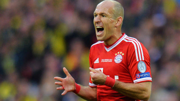 Gol Arjan Robben di Menit 88, Munchen Unggul 2-1