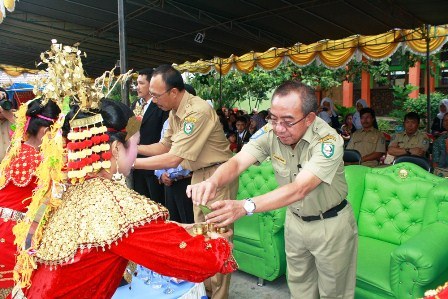 Sekkab Ikut Perpisahan SMP