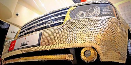 Range Rover Dilapisi Koin 57.412 Dirham