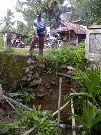 Jembatan Tunggang Terancam Putus