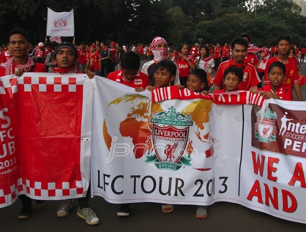 Semangat ”You’ll Never Walk Alone” ala Fans Liverpool di Indonesia