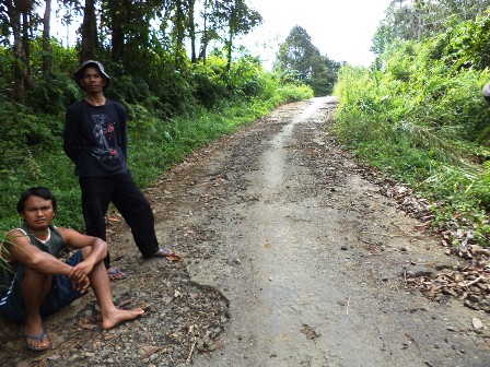 Jalan Kabupaten Terbengkalai