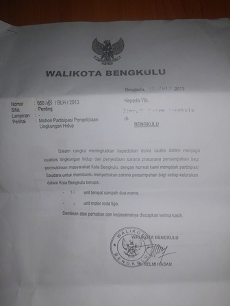 Surat Walikota Dipalsukan