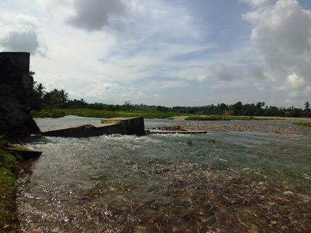 Jembatan Runtuh, Merusak Sawah