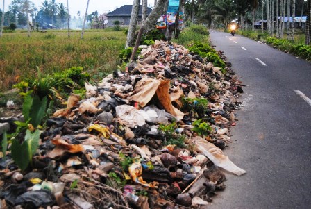 Warga Keluhkan Sampah Irigasi