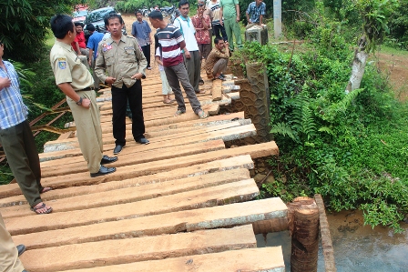 Jembatan Tebing Lumut Dipermanenkan