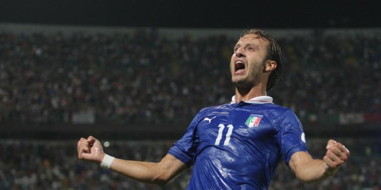 Gol Gilardino Antar Italia Unggul 7 Poin dari Bulgaria