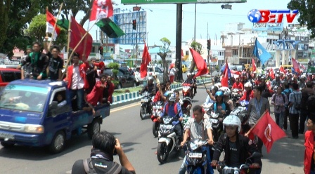 DEMO SUMPAH PEMUDA,BERKAHIR RICUH,TIGA MAHASISWA DIAMANKAN