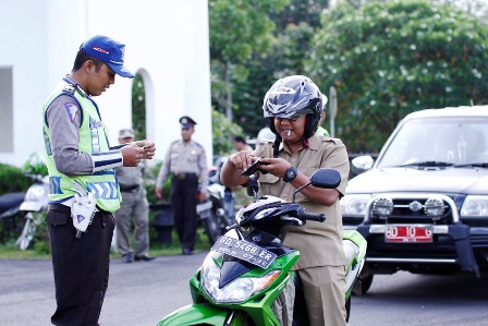 Di Kantor Bupati, 11 Pengendara Ditilang