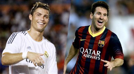 Jumlah Gol Ronaldo dan Messi di 2013