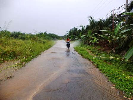 Jalan Pamorganda Banjir