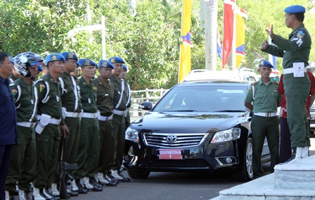 Denpom Simulasi Pengamanan Presiden