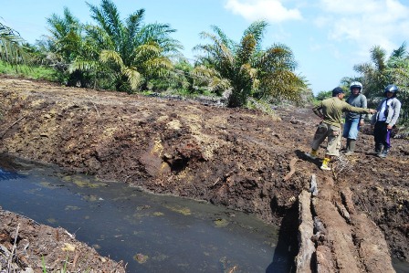 Pilar Batas Bengkulu – Sumbar Dipasang