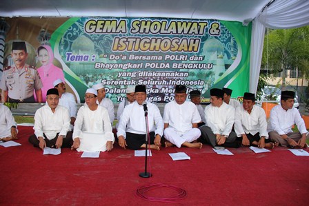 Songsong Pemilu, Polda Istighosah