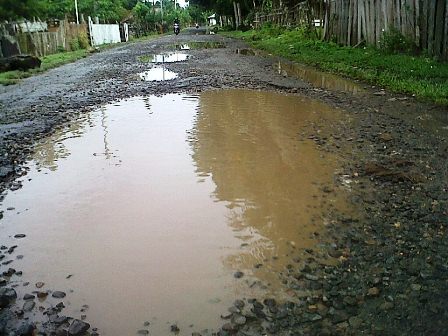 Jalan Pondok Batu Bak Kubangan Kerbau