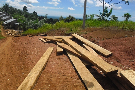 Kayu Meranti dan Tenam Menumpuk