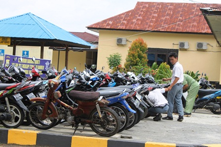 Lokasi Bali Dijaga Polisi