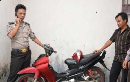 Motor Bodong Diamankan