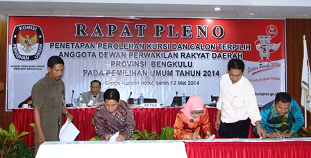 45 Dewan Provinsi Terpilih Ditetapkan KPU Siap Hadapi Gugatan