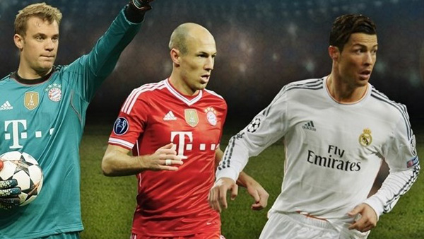 Neuer, Robben dan Ronaldo jadi Kandidat Pemain Terbaik Eropa
