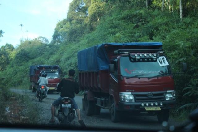 Jalan Rusak, Truk BB Dilarang Beroperasi