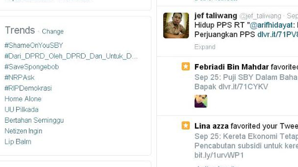 Hastag #ShameOnYouSBY Sudah Menandingi Jokowi