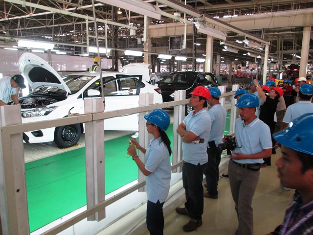 Menyambangi Pabrik Mobil Toyota,  Berkapasitas 130 Ribu Unit dan Ramah Lingkungan