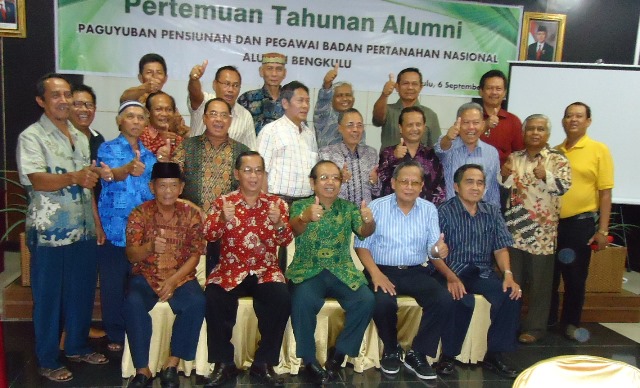 Alumni Pegawai BPN Ngumpul di Bengkulu