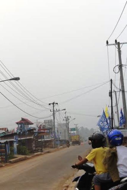 Kabut Asap Selimuti Lebong, Jarak Pandang Hanya 1 Km