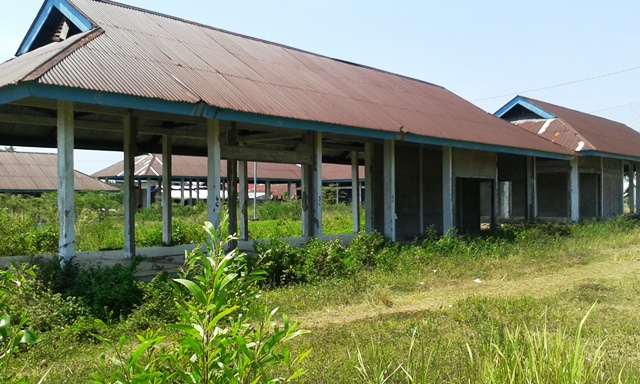 Pasar Tanjung Gemilang Terbengkalai