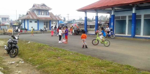 Terminal Muara Aman Jadi Lokasi Bermain Sepatu Roda