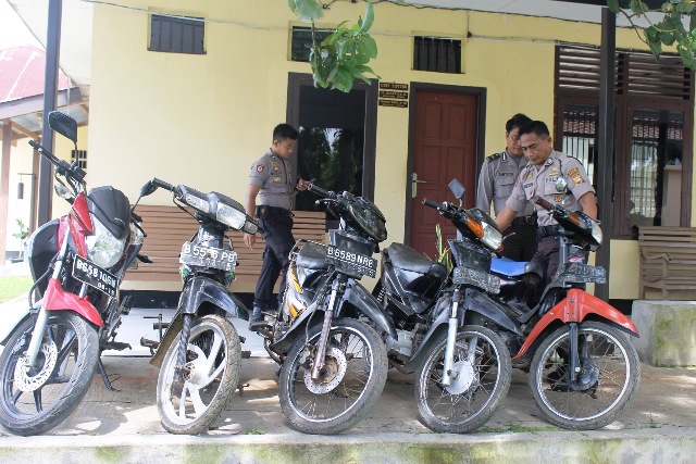 Diduga Hasil Curian, Lima Motor Diamankan