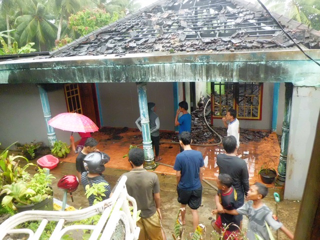 Hujan Deras, 1 Rumah Hangus