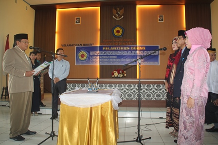 Universitas Prof.Dr.Hazairin,SH.(UNIHAZ) Lantik Tiga Dekan Baru