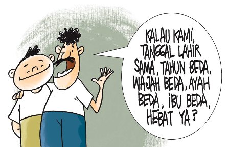 Saudara Kembar Beda Tanggal Lahir