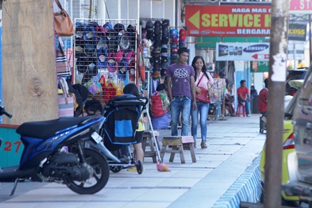 H-3 Lebaran, Polres dan Satpol PP Jaga Ketat Jalan Soeprapto Cegah Pedagang Turun