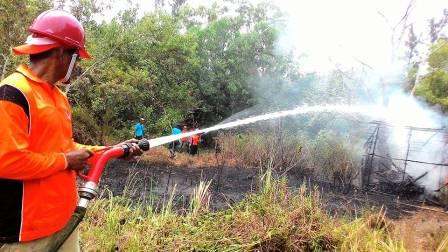 BKSDA Bengkulu Gelar Simulasi Pemadaman Kebakaran Hutan