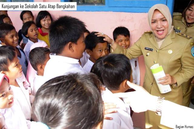 Prihatin, Wawali Kunjungi Sekolah Satu Atap Bangkahan