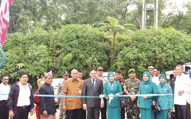 Penjabat Bupati Rejang Lebong Resmikan Kampung KKB di Desa Air Merah