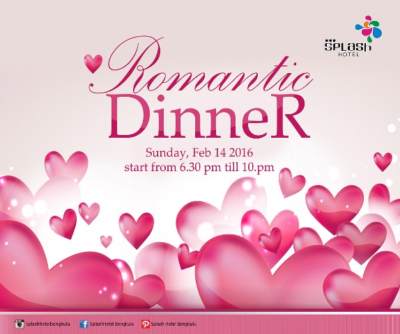 Valentine Day, Splash Hotel Gelar Romantic Dinner
