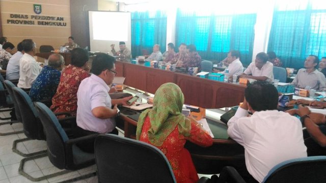 Dinas Pendidikan Provinsi Bengkulu Sosialisasi UN