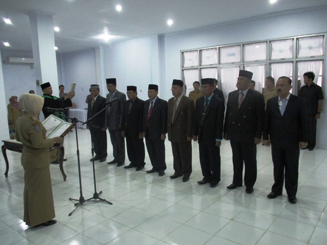 11 Pejabat Nonjob Dilantik