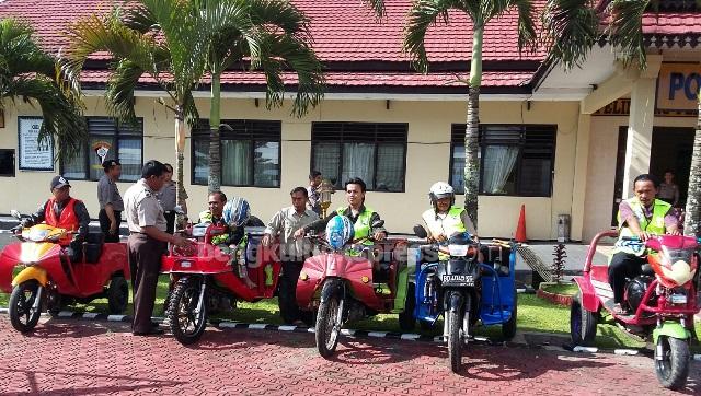 Melihat Komunitas Motor Roda Tiga di Rejang Lebong