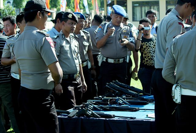 Polres Bengkulu Utara Periksa Senjata Api