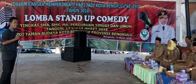 Stand Up Comedy Meriahkan HUT Kota Bengkulu