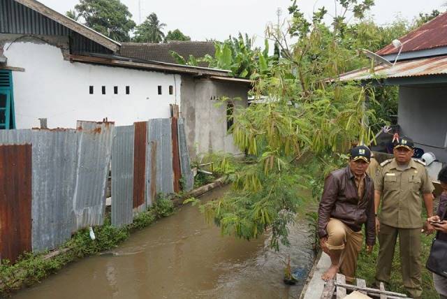 Dinas PU Kota Tinjau Lokasi Banjir