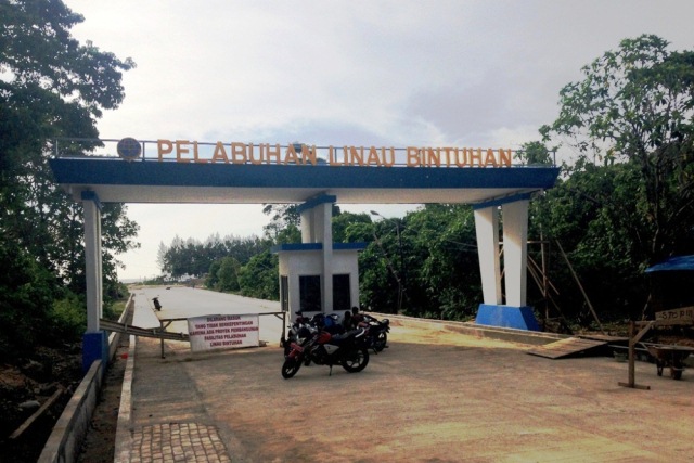 Pembangunan Pelabuhan Linau Berlanjut