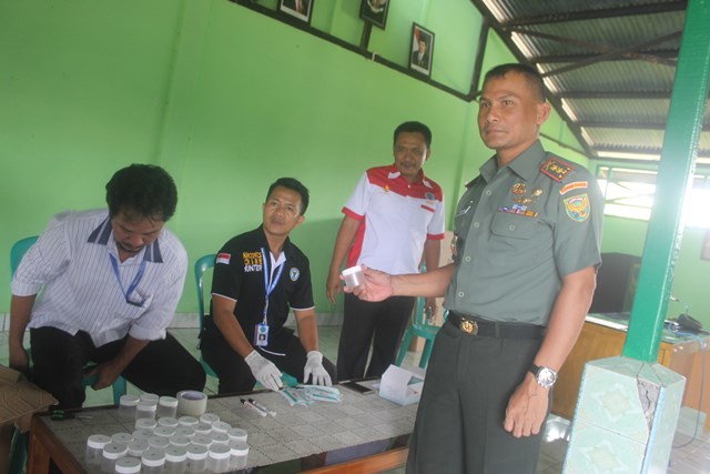 Urine 6 Anggota TNI Mengandung Narkoba
